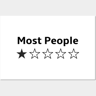 People Get One Out of Five Stars Posters and Art